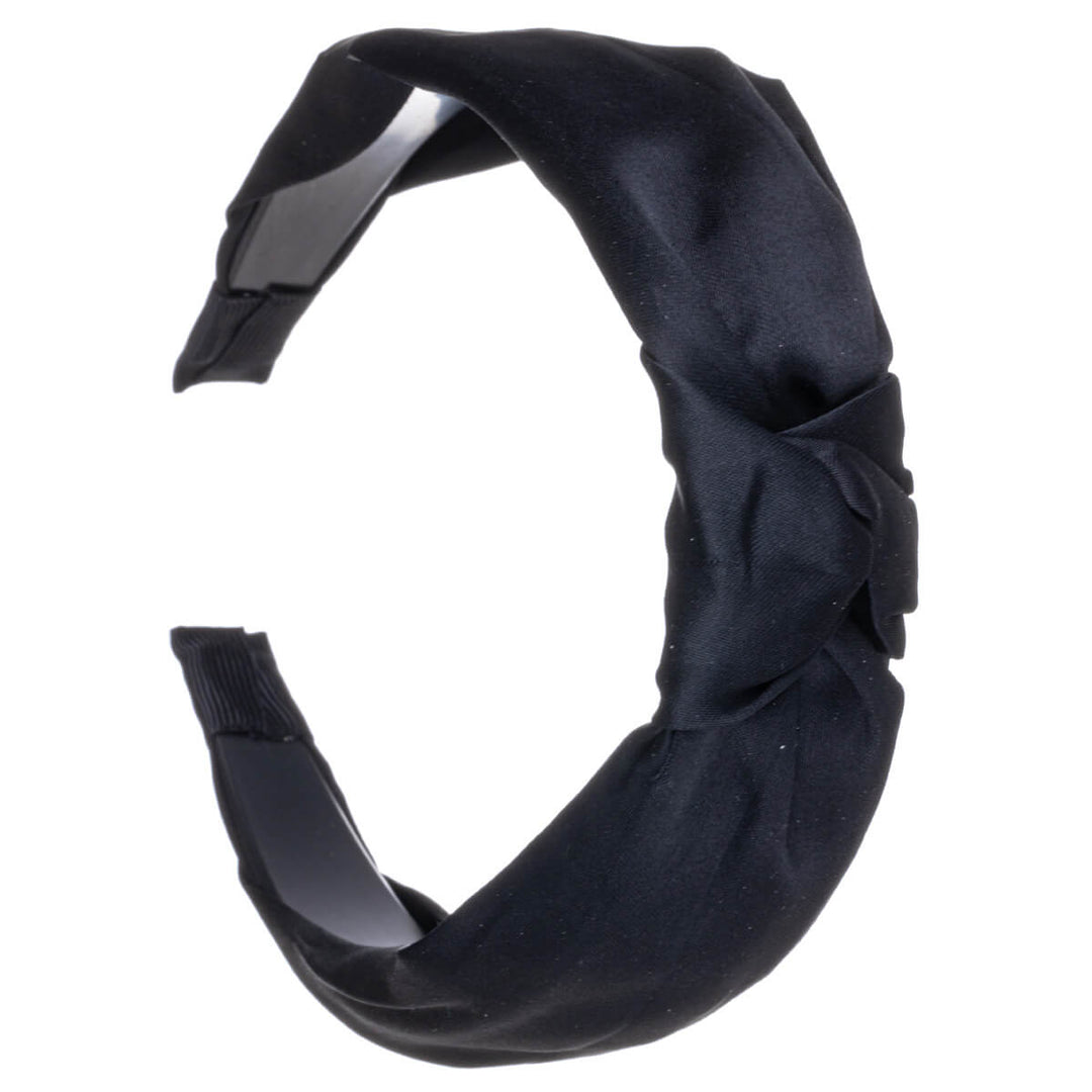 Hårband i satin med knut 2,9cm