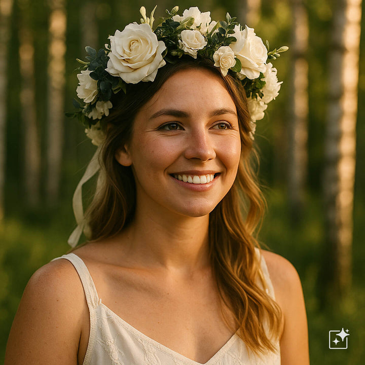 Näyttävä Ruusu Kukkaseppele