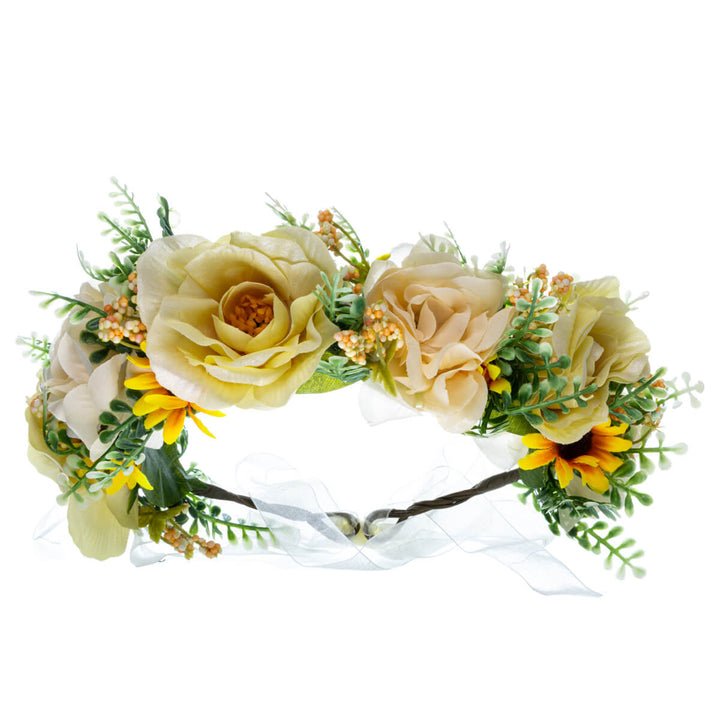 Bountiful Flower-krans med stora blommor