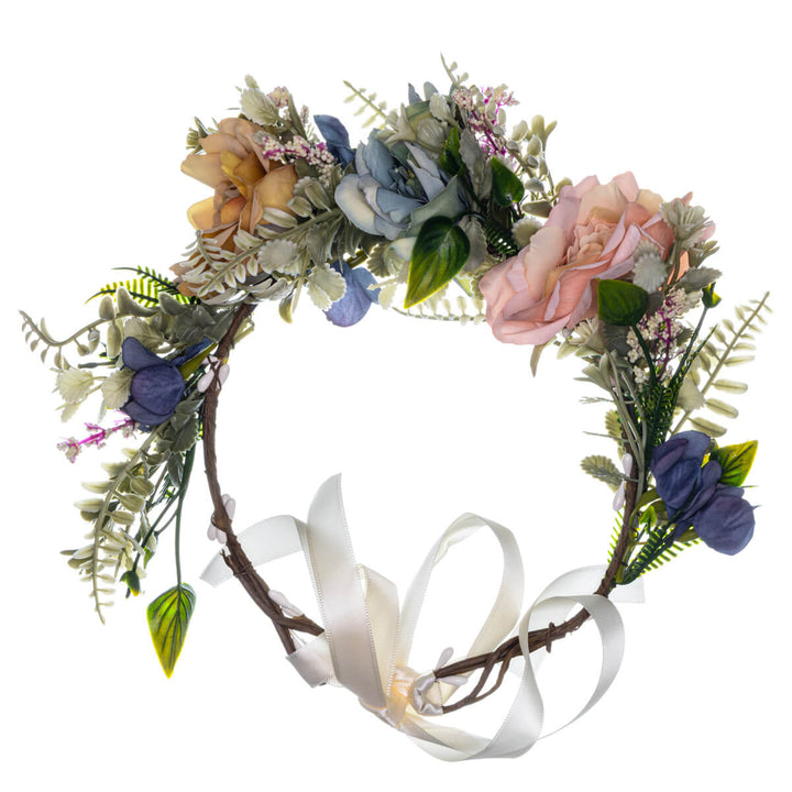 Rich Vintage Flower Wreath for Hairstyle