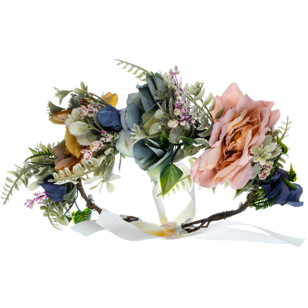 Rich Vintage Flower Wreath for Hairstyle