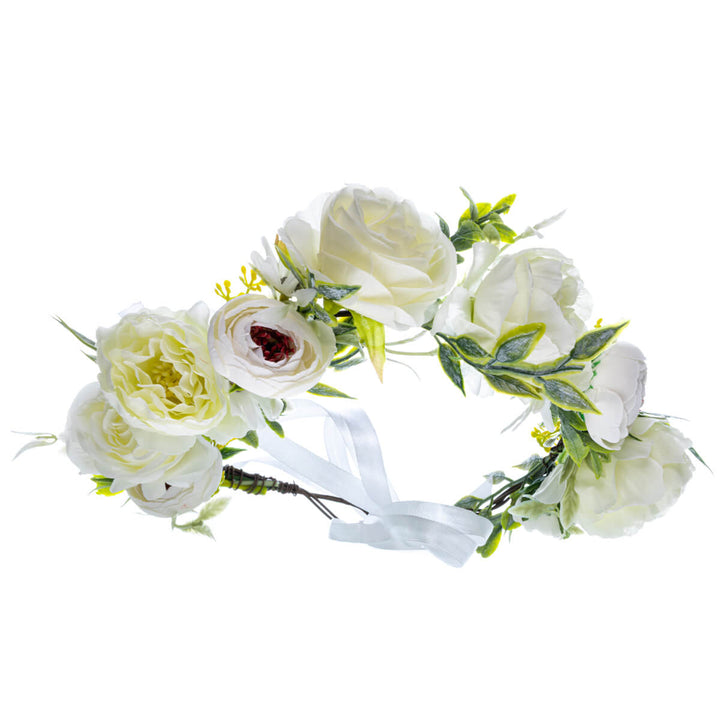 Kukkaseppele Kermansävyisistä Pioniruusuista