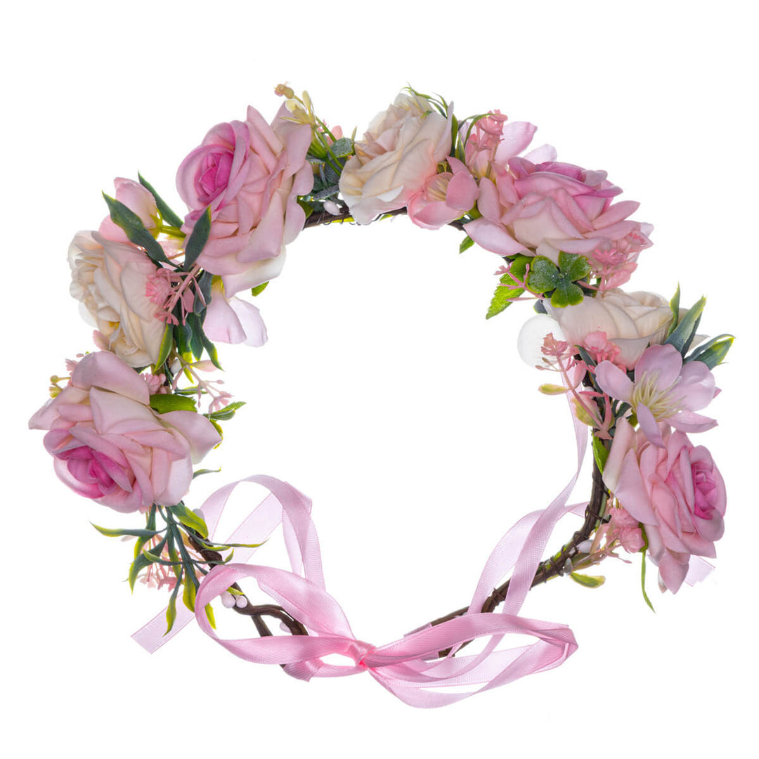 Flower Wreath with Big Roses