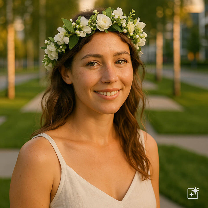 Vaaleat Ruusut Kukkaseppele