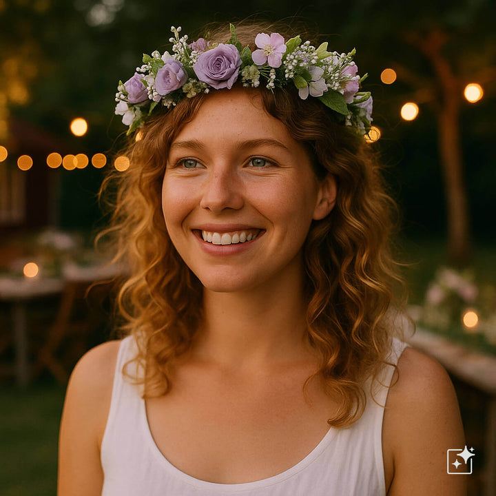 Vaaleat Ruusut Kukkaseppele