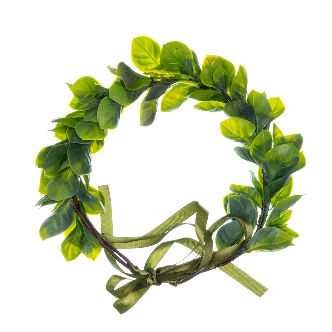 Leaf wreath from Green Laurel