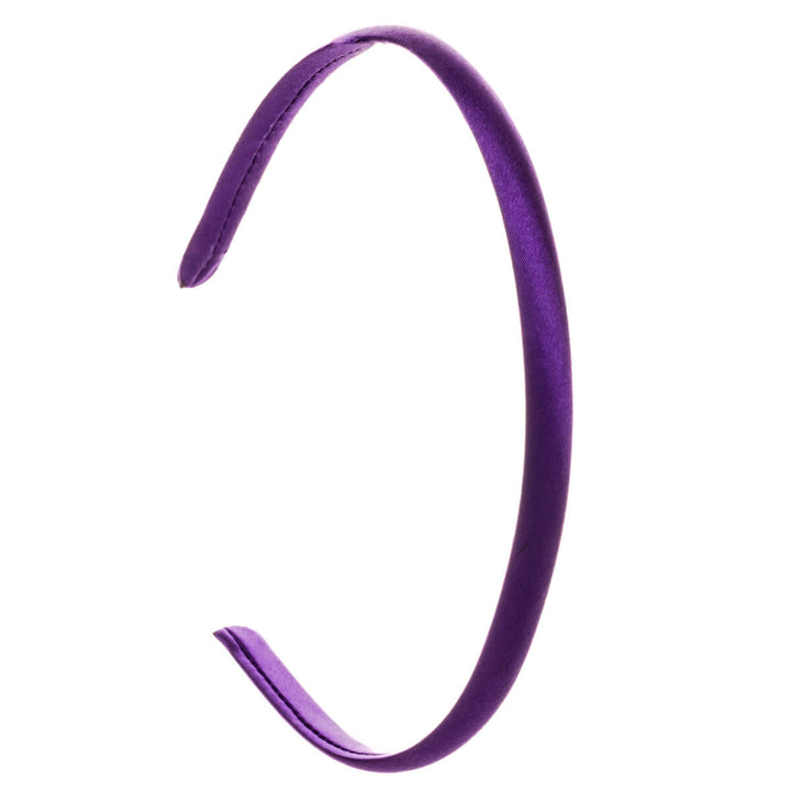 Narrow satin hairband 1cm