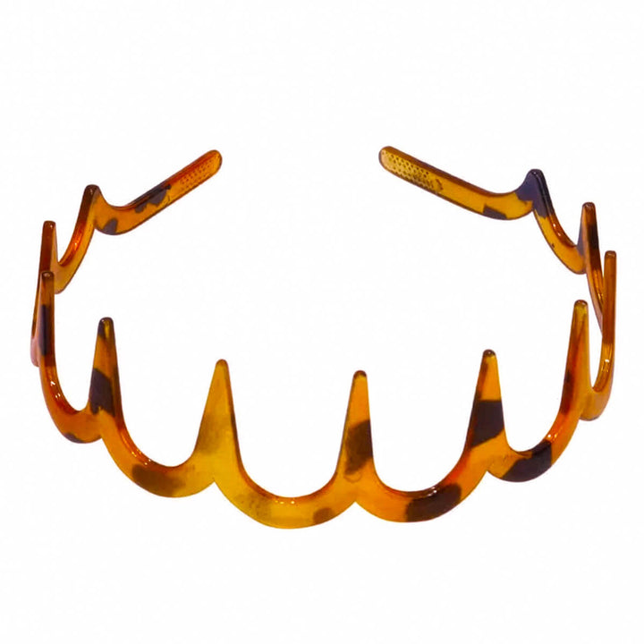 Plastic comb collar spike hairband