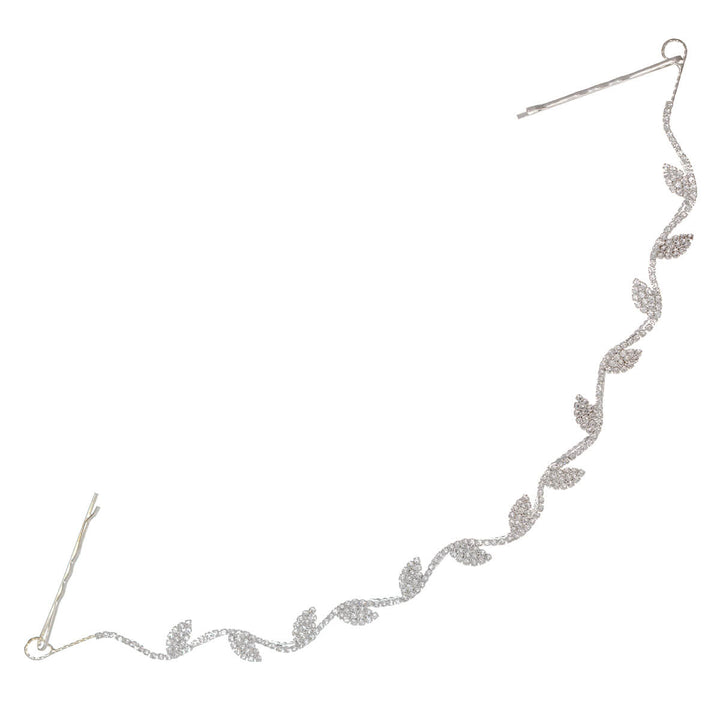 Formbar hårprydnad stenig bladig vinstock 30cm