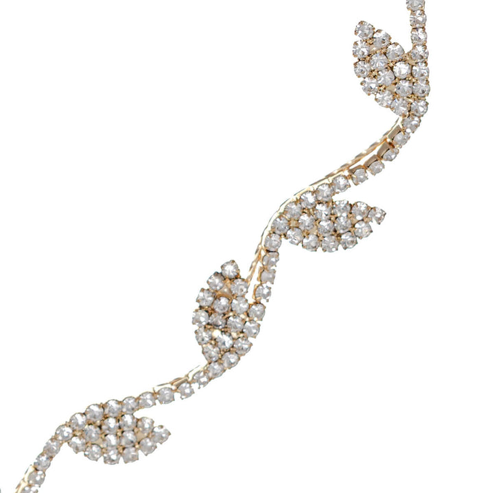 Formbar hårprydnad stenig bladig vinstock 30cm