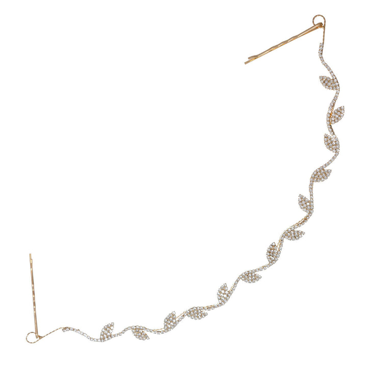 Formbar hårprydnad stenig bladig vinstock 30cm