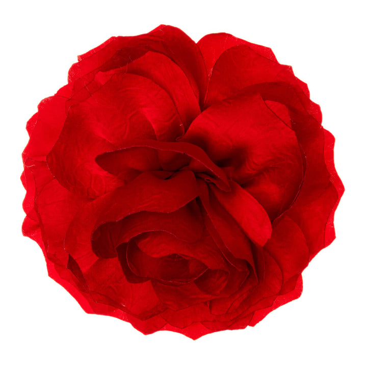 Puolikiiltävä iso hiuskukka ja pukukukka 15cm