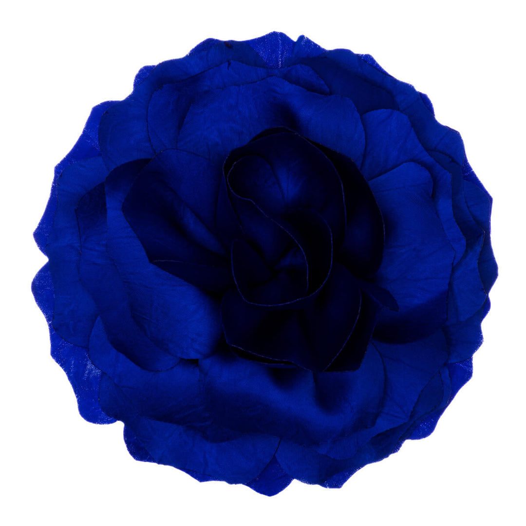 Puolikiiltävä iso hiuskukka ja pukukukka 15cm