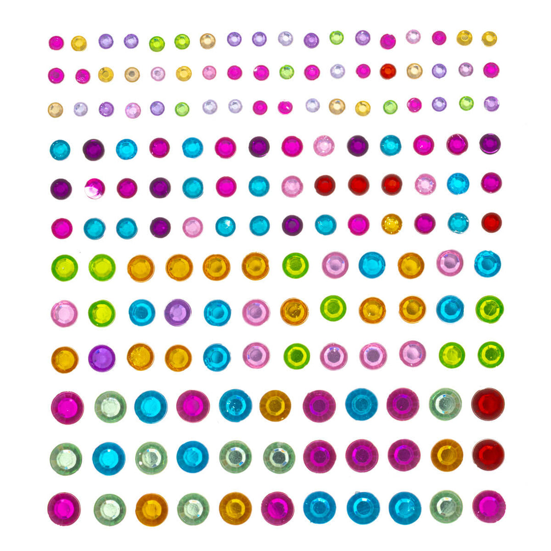 165 stycken huddiamanter – Glittrande ansiktsdiamanter för fester och festligheter