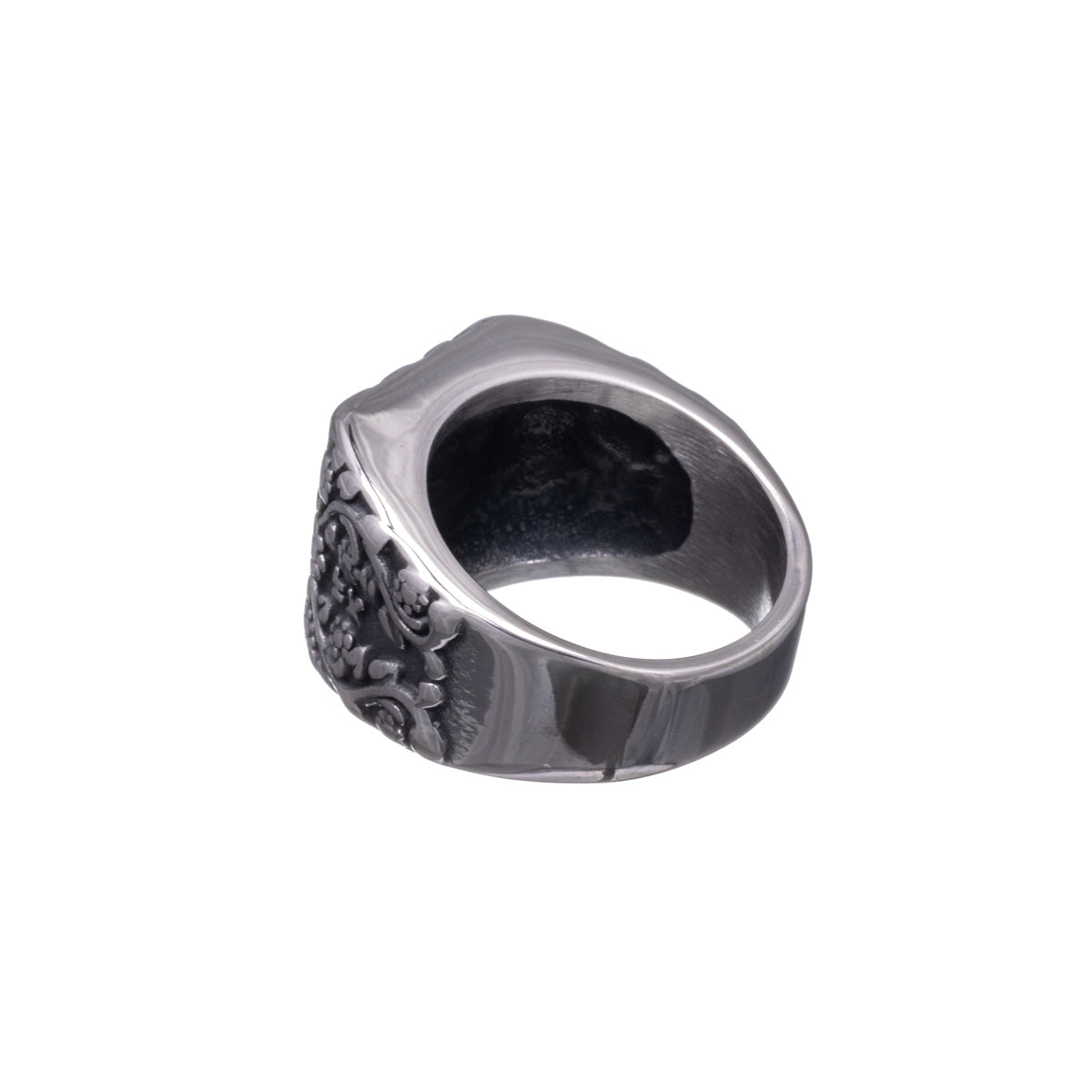 Ace of spades wedding ring steel ring (Steel 316L)