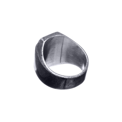 Dark skull wedding ring (Steel 316L)