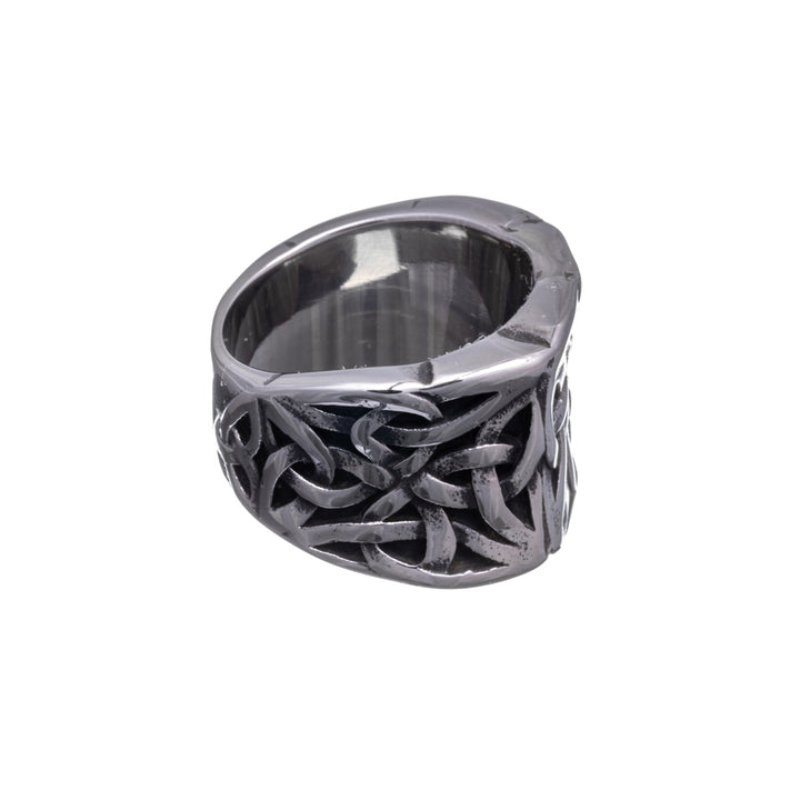 Celtic knot steel ring 18mm