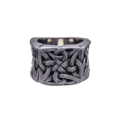 Celtic knot steel ring 18mm