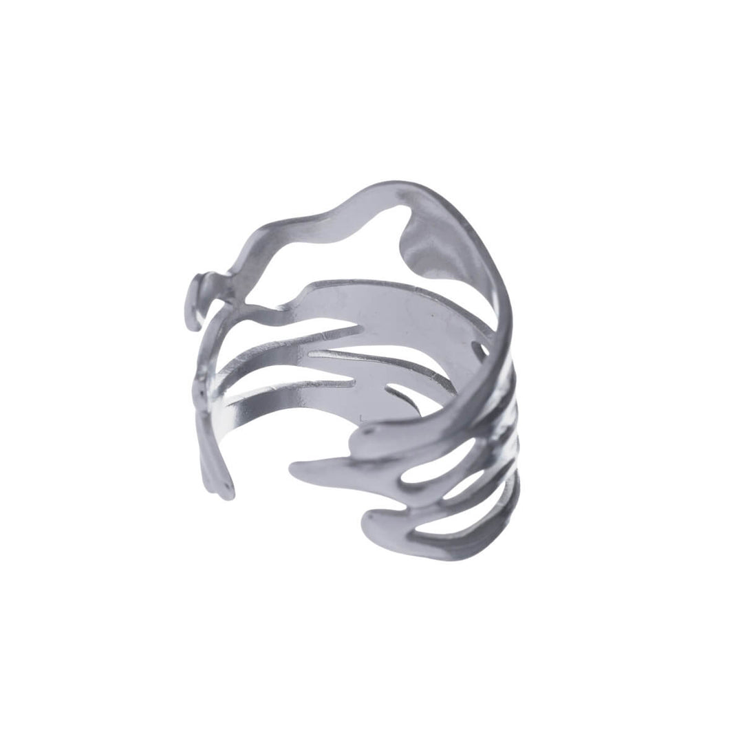 Multi-row wide adjustable ring (316L steel)