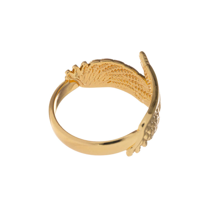 Gold adjustable ring (316L steel) 5-piece set