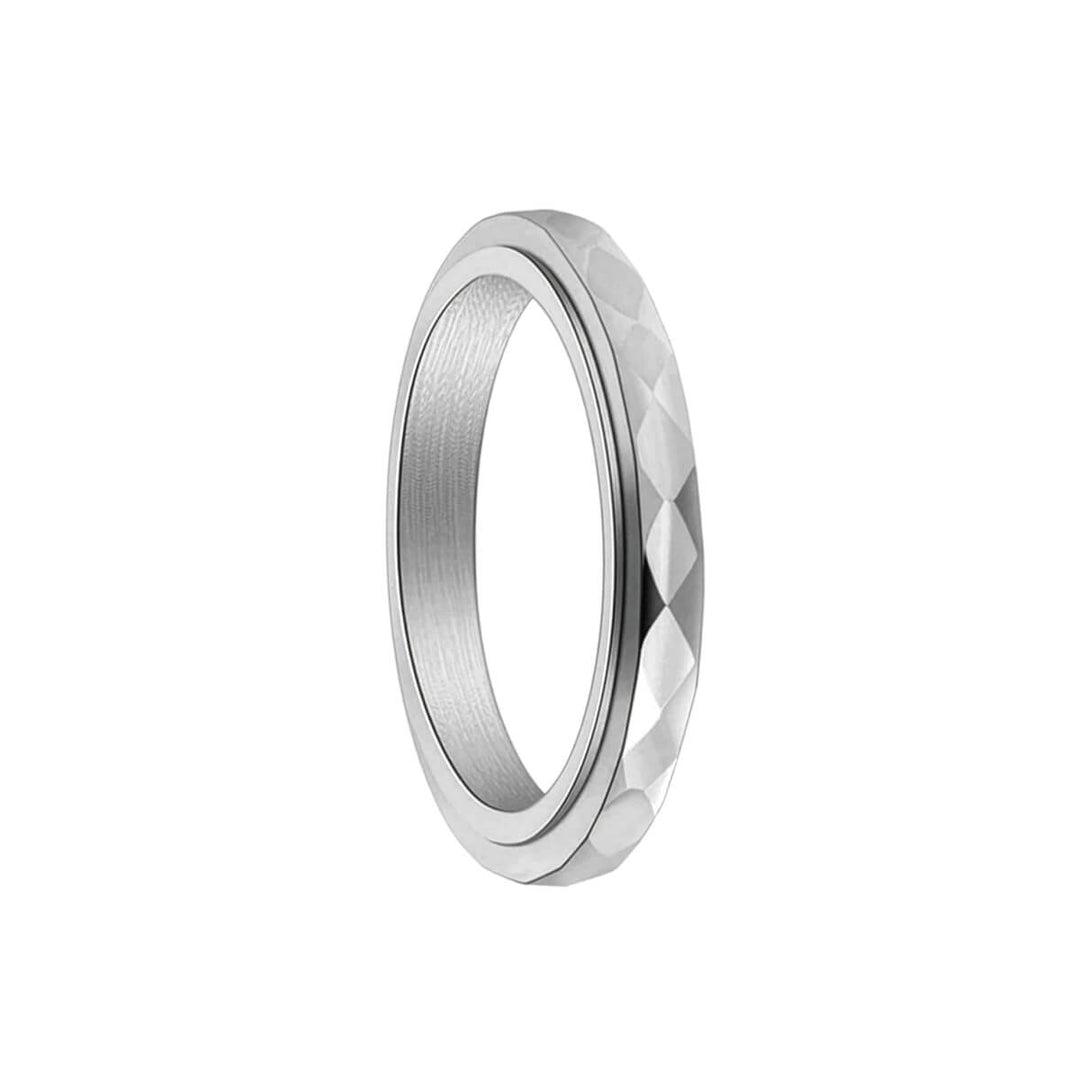 Narrow beveled stress ring Spinner 3mm (Steel 316L)