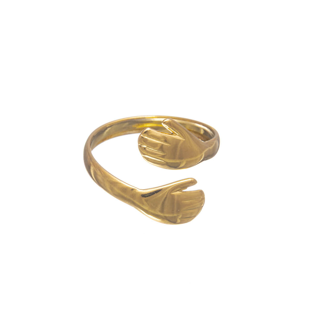 Justerbar, omfamnande ring – minimalistisk ring i stål