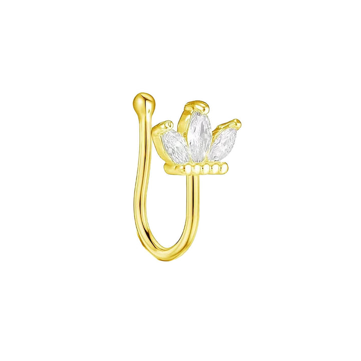 Feikki nose ring with marquise zirconia