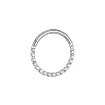Zirkonia stensegment ring klicker 1,2mm (Titan G23)