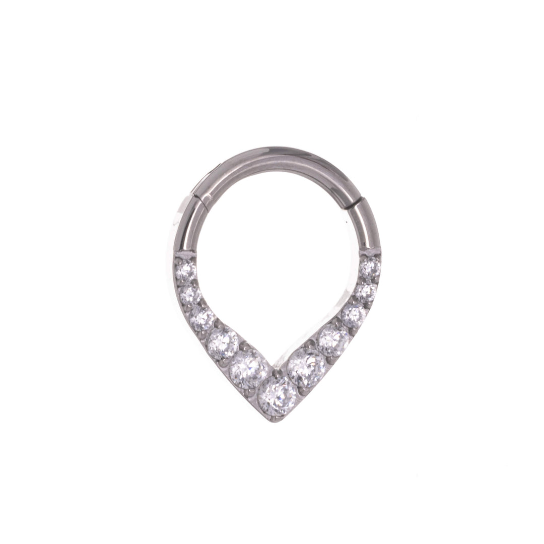 Zirconia stony clicker segment ring 1.2mm (Titanium G23)