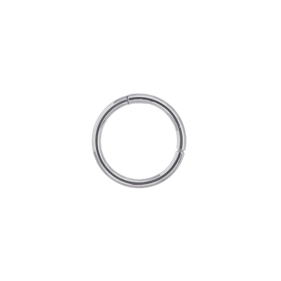 Gångjärnsring titan clicker piercingring 1,0mm (Titan G23)