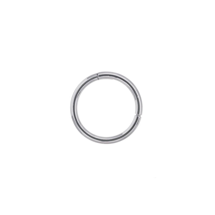Gångjärnsring titan clicker piercingring 1,0mm (Titan G23)