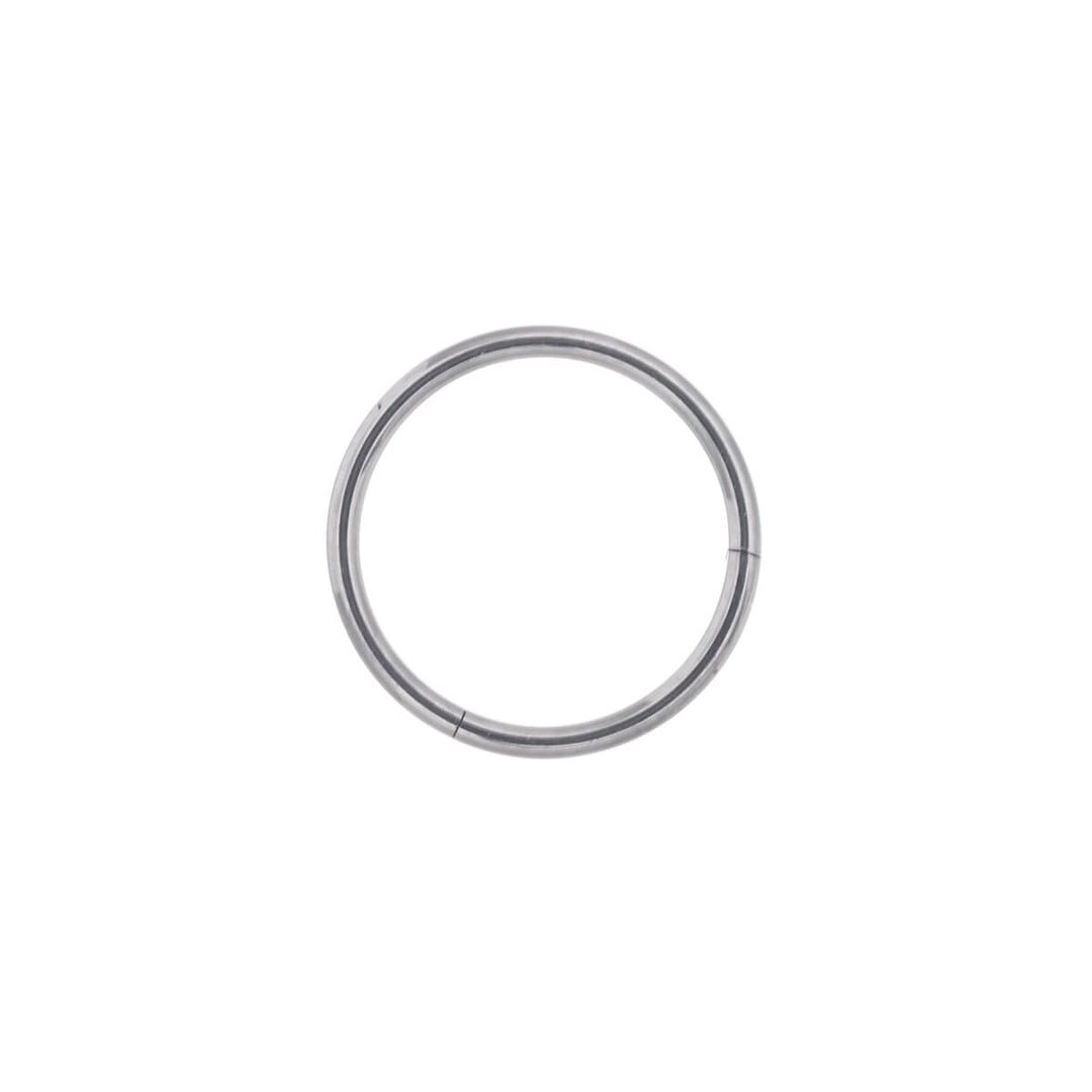 Gångjärnsring titan clicker piercingring 1,0mm (Titan G23)