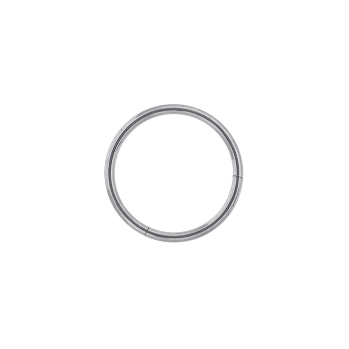Gångjärnsring titan clicker piercingring 1,0mm (Titan G23)