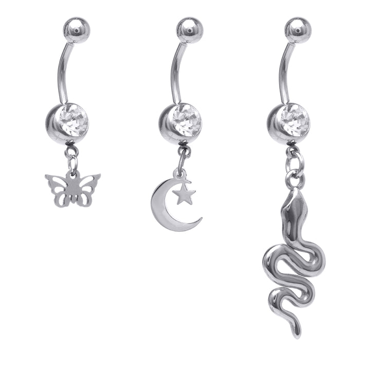 Teräksinen napakoru 3kpl setti (Teräs 316L 100%)