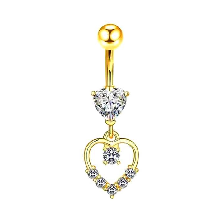 Zirconia heart pendant 1.6mm 10mm (Steel 316L)