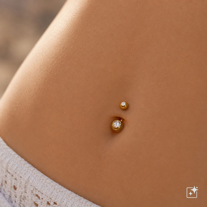 Stone plated gold plated titanium 1.6mm (PVD Titanium G23)