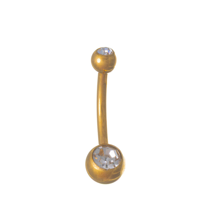 Stone plated gold plated titanium 1.6mm (PVD Titanium G23)