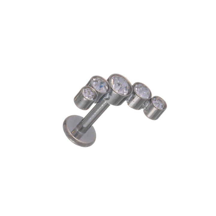 Kaareva viiden zirkonian rustokoru 1.2mm (Titaani G23)