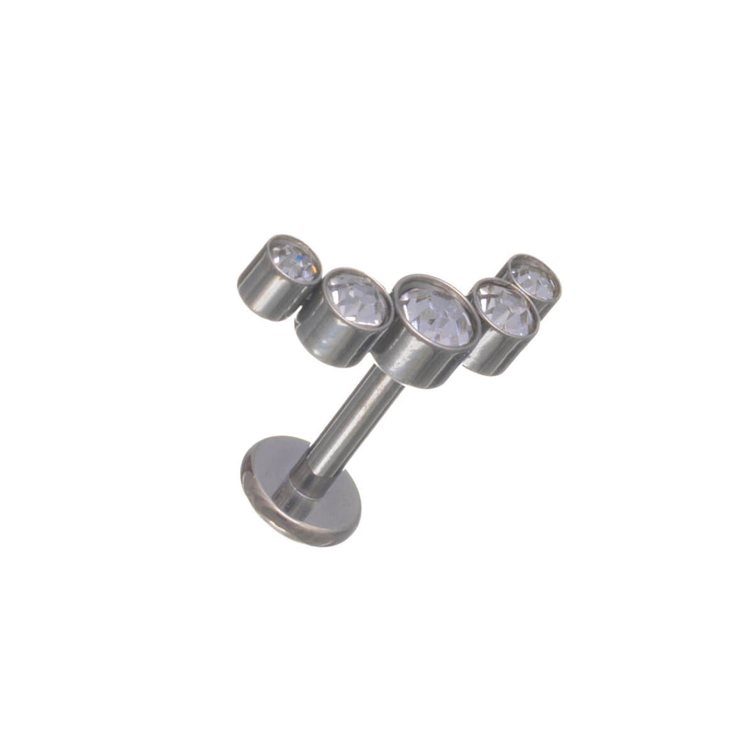 Kaareva viiden zirkonian rustokoru 1.2mm (Titaani G23)