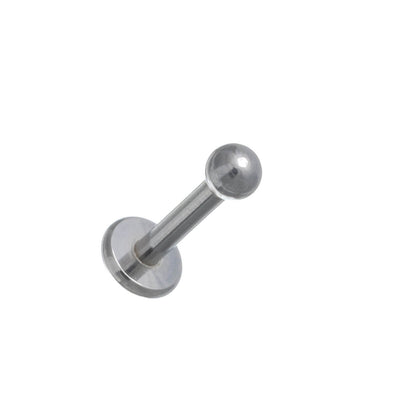 Labret lip tube with internal threads 1.2mm (Steel 316L)