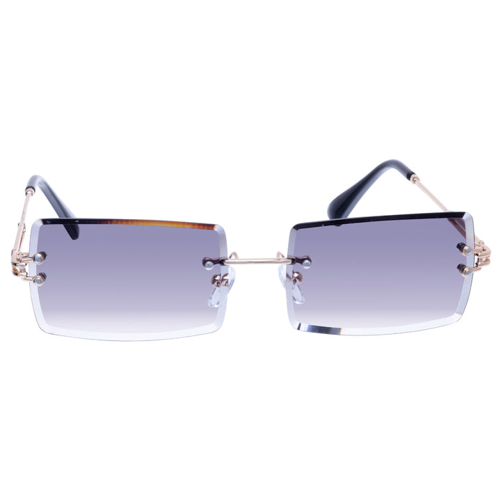 Rectangular sunglasses Frameless lenses