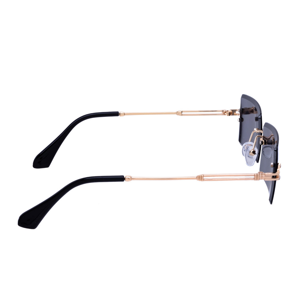 Rectangular sunglasses Frameless lenses