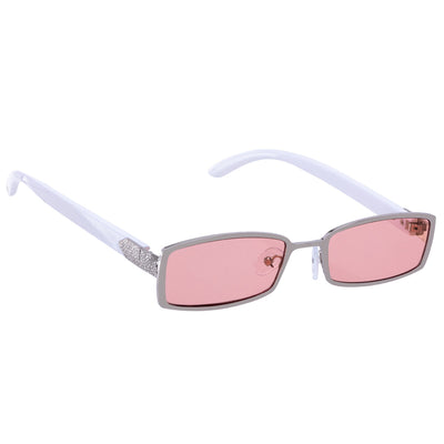 Narrow rectangular sunglasses