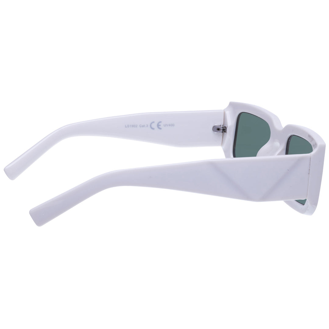 Rectangular angled sunglasses