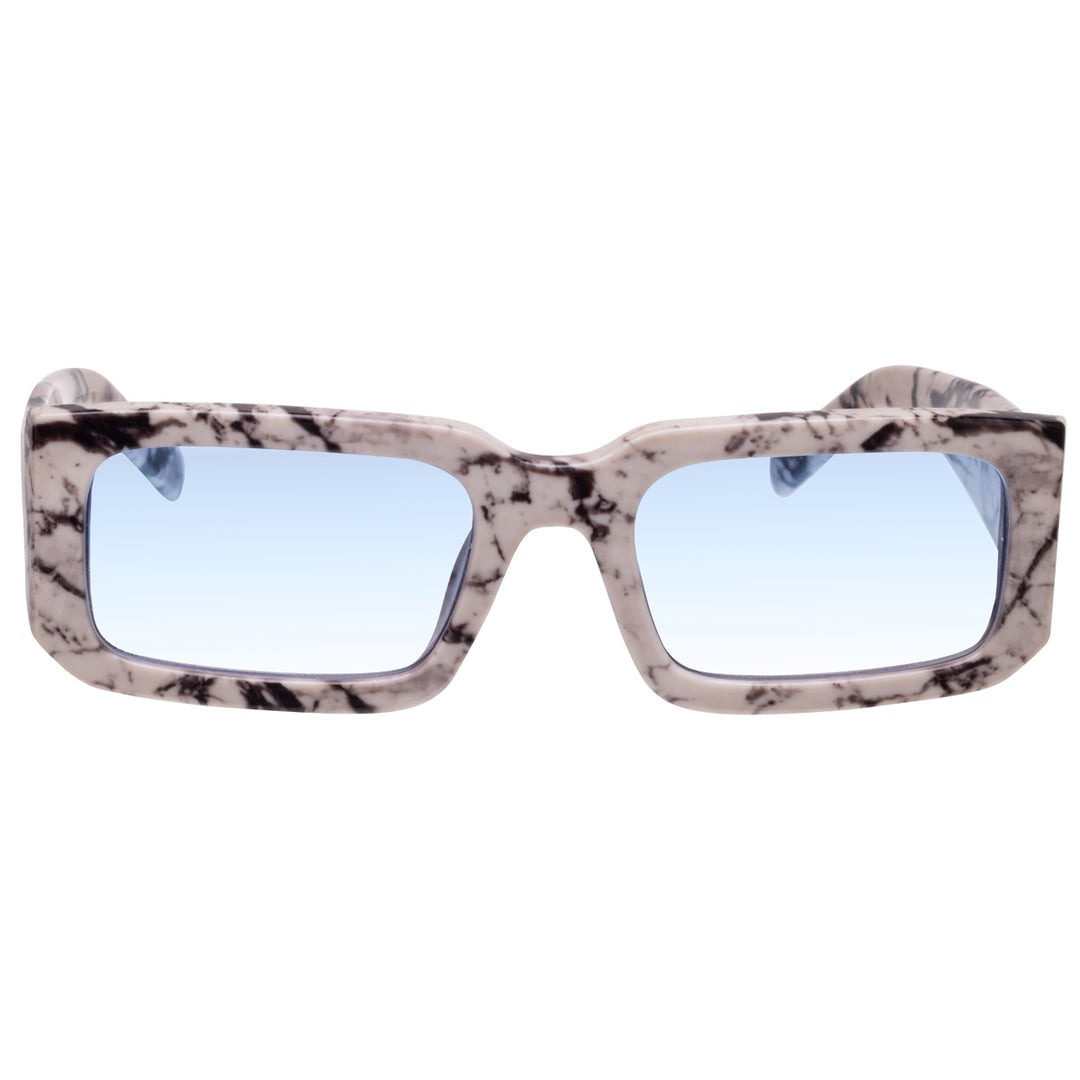 Rectangular angled sunglasses