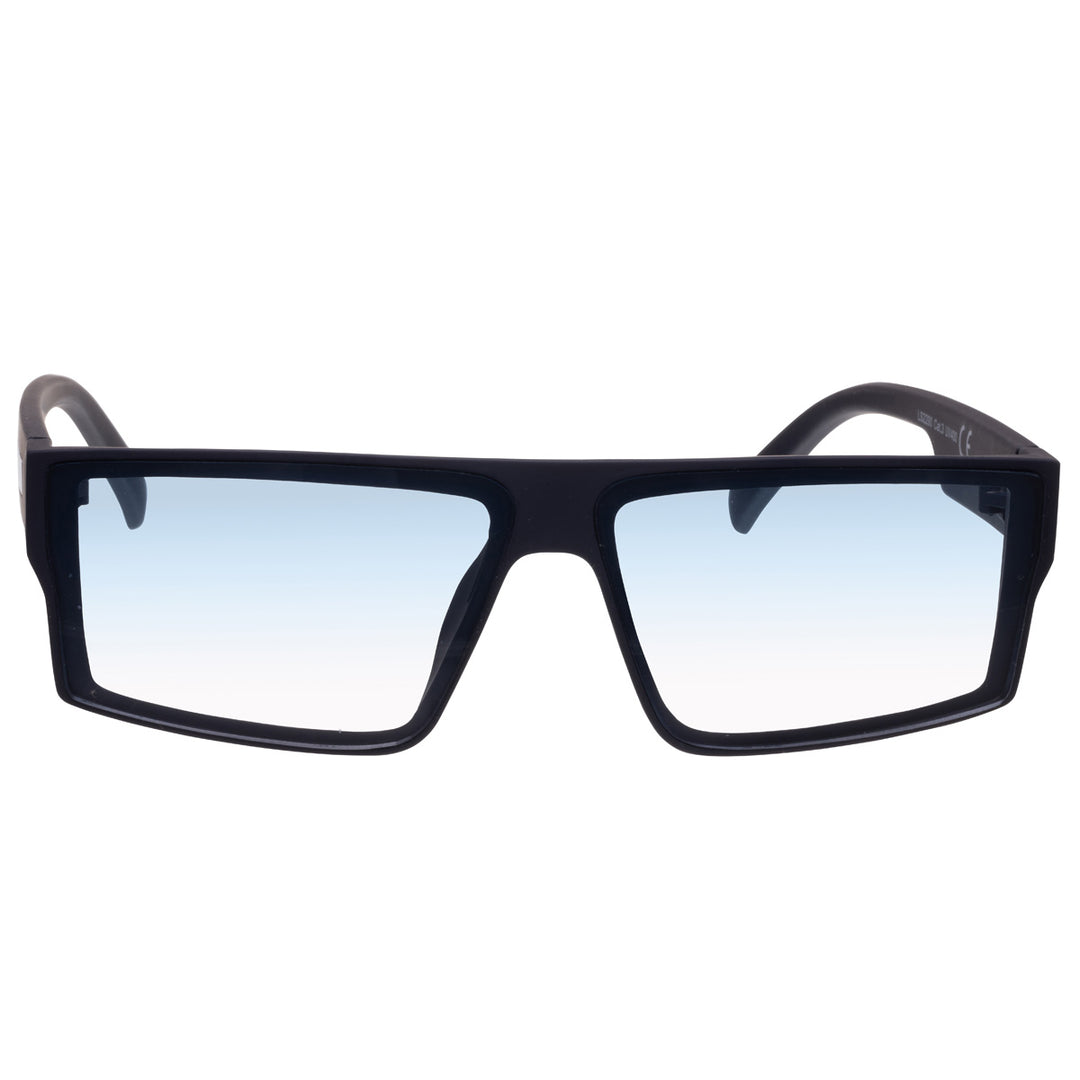 Angular low flat top sunglasses