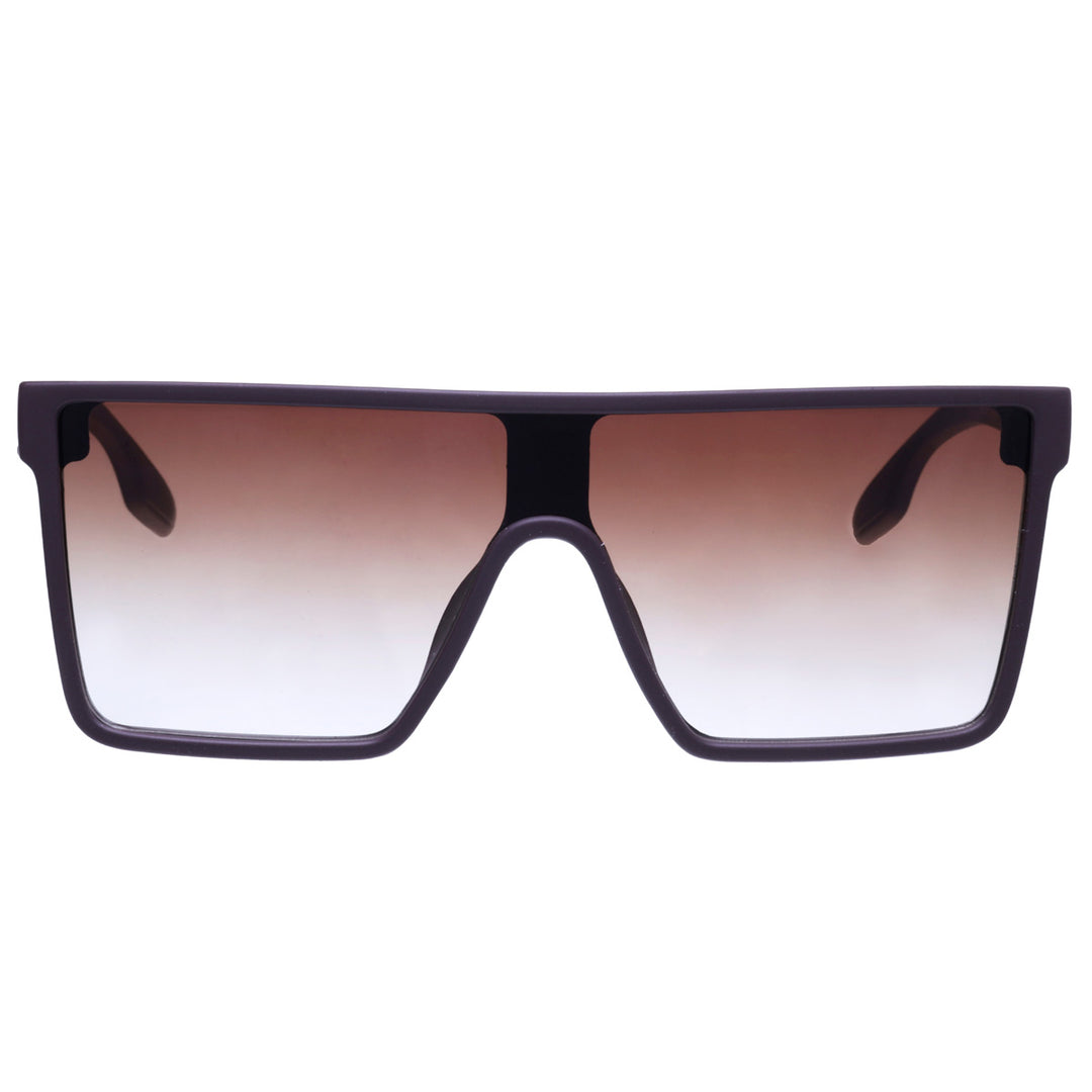 Angled flat top sunglasses