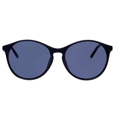 Round polarised sunglasses