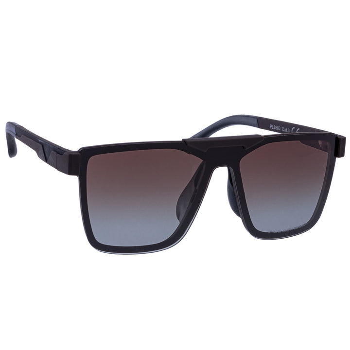 Polarised flat top sunglasses