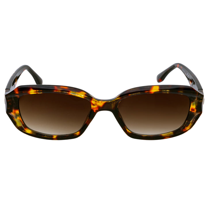 Rectangular sunglasses with bevelled corners